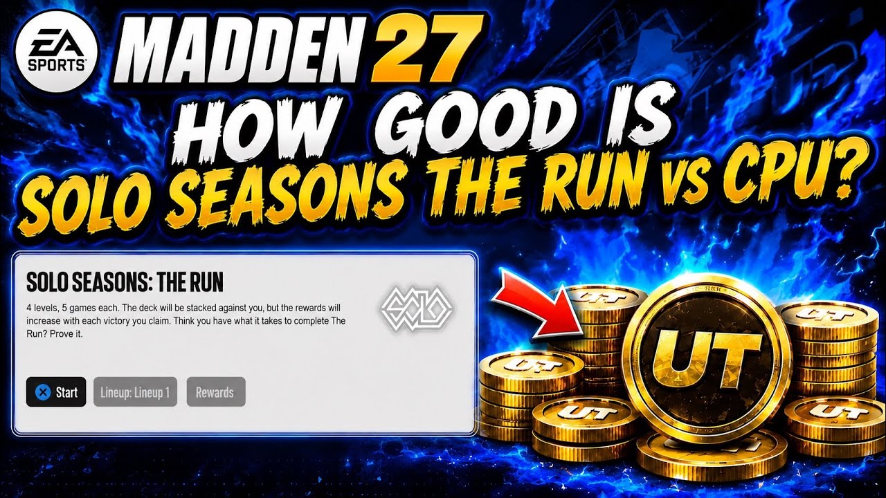 IS SOLO SEASONS GOOD? HOW I BEAT GAME 20 AND EVERY OTHER GAME IN MADDEN 27 ULTIMATE TEAM!
