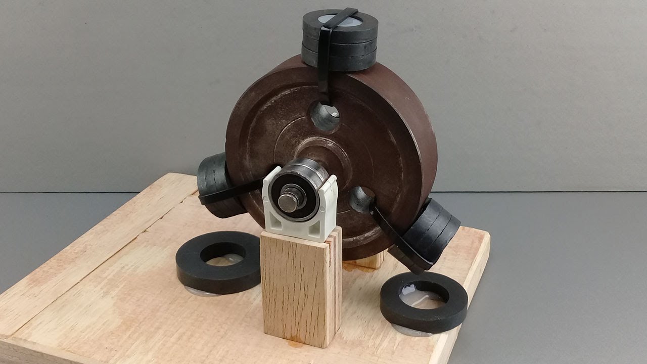 I make free energy generator with magnet and magnet energy 100% working