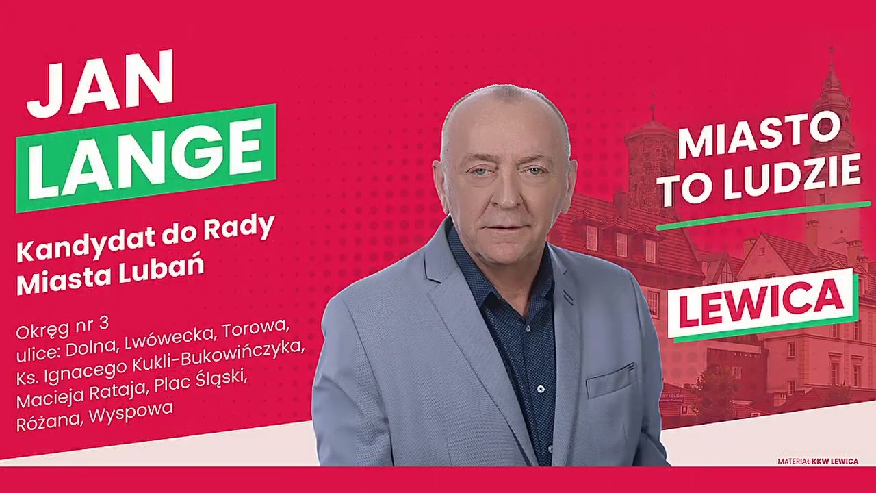 Jan Lange - kandydat do Rady Miasta Lubań