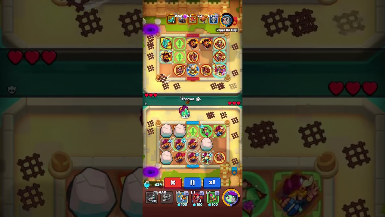 Bard 11 lvl Vs Inquisitor 13 lvl | Rush Royale @AleppoRR