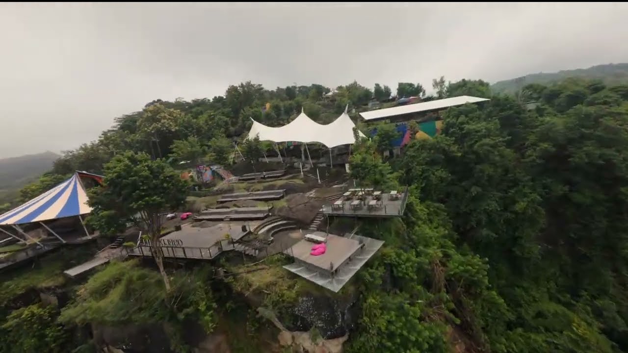 FPV Drone View Of Obelix Hills Sleman Yogyakarta #dronevideo #cinematic #drone #obelixhills #dji 