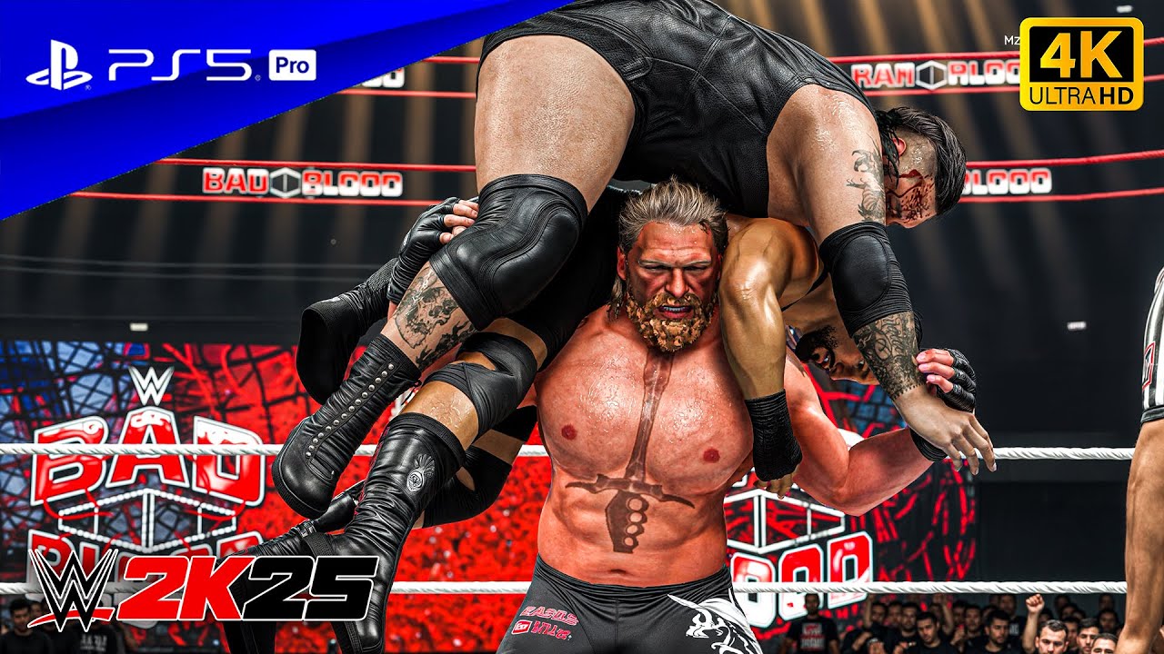 WWE 2K25 — Брок Леснар против Брона Брейкера, Бронсона Рида | Гандикап-матч «Двое на одного» | PS...