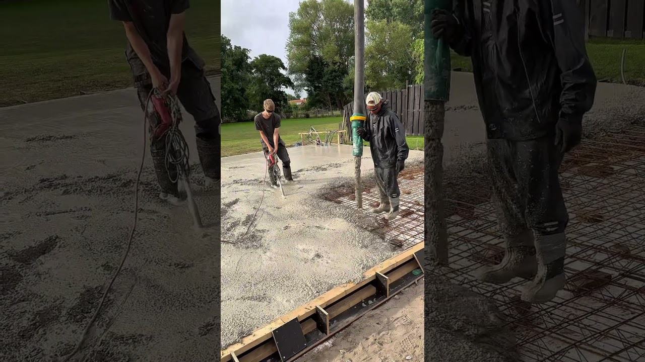 Faber betonpompen putzmeister m28-4 Rockanje 2de  stort vloer 24 m3