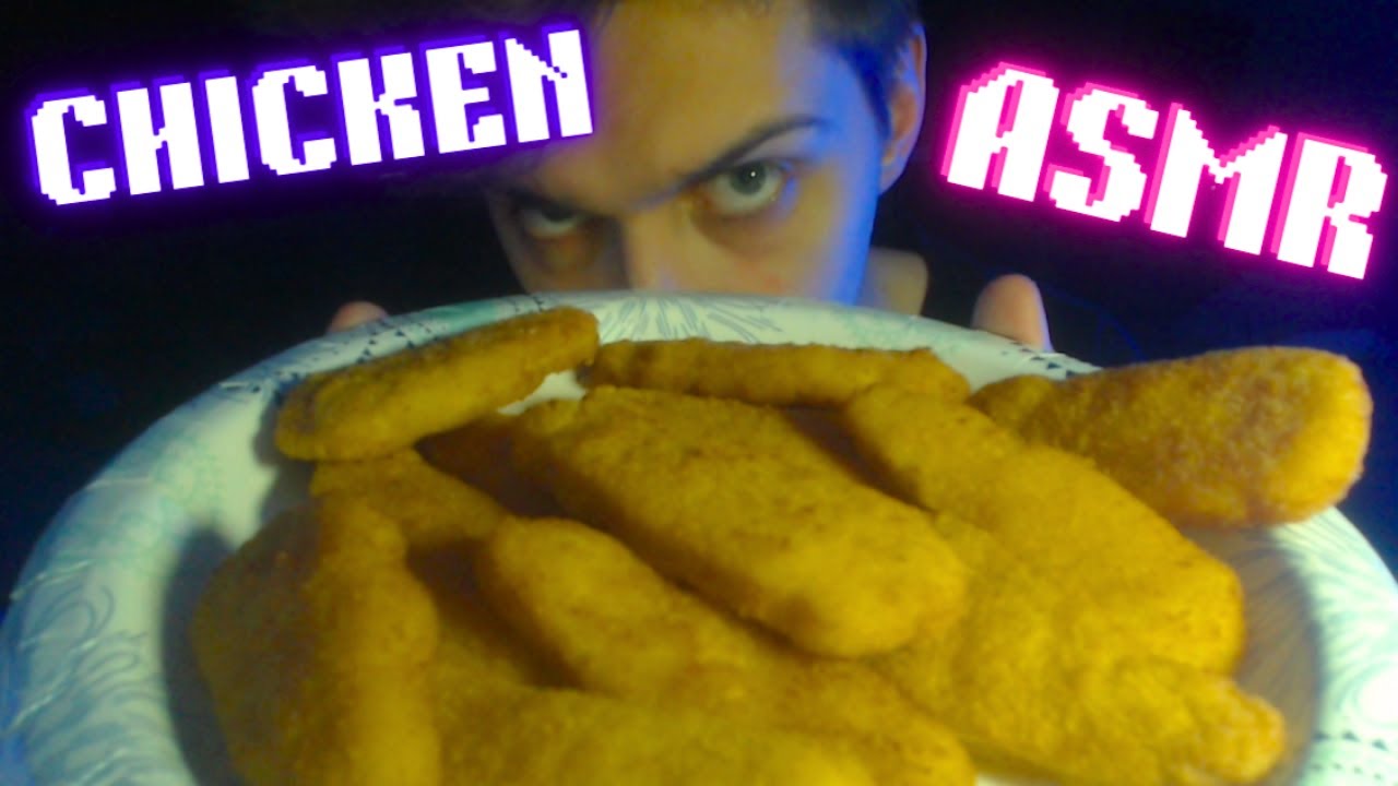 ASMR Eating Chicken Tenders (Up Close Chewing Sounds)
