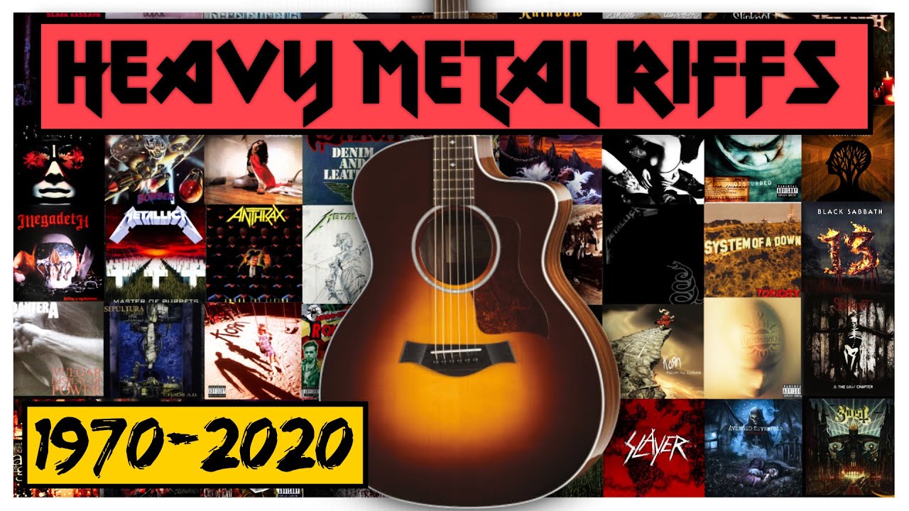 HEAVY METAL Acoustic RIFFS | 1970 2020