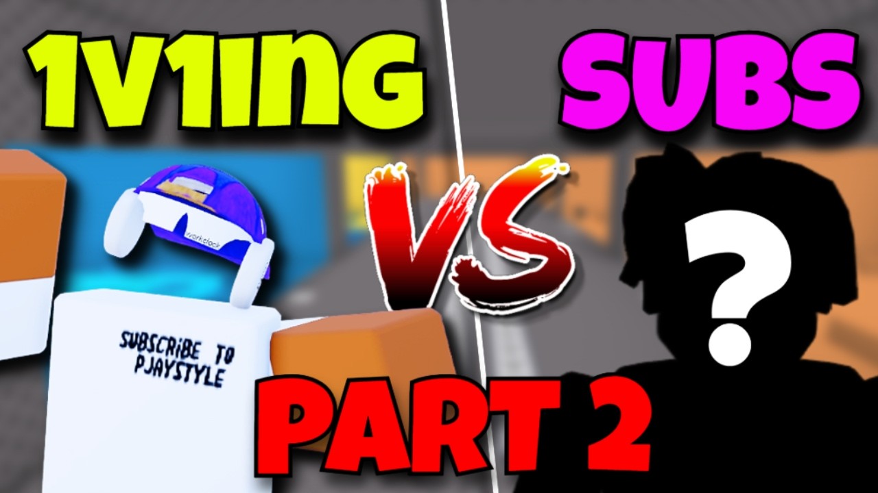 I 1v1ed My Subs On Stream... #2 (ROBLOX)