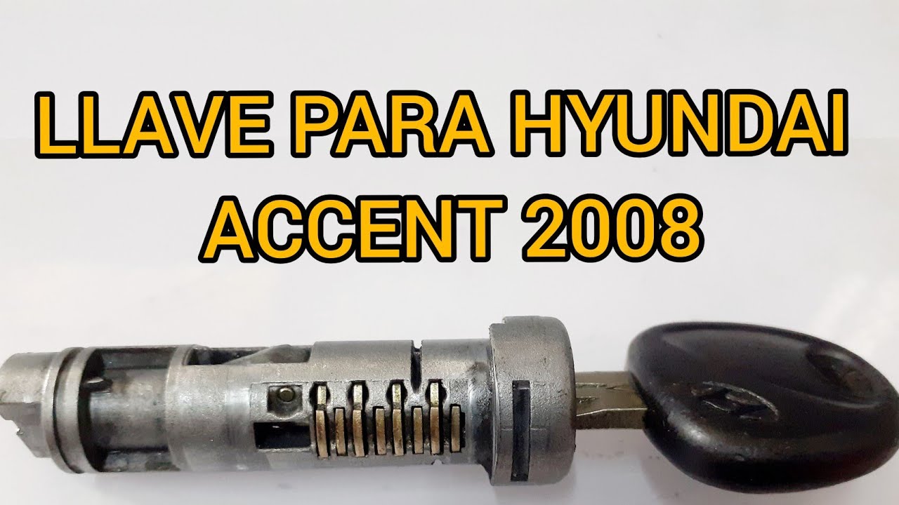 LLAVE PARA HYUNDAI ACCENT 2008/ COMO ARMAR LLAVÍN DE ARRANQUE #LLAVE #HYUNDAI #CERRAJERO