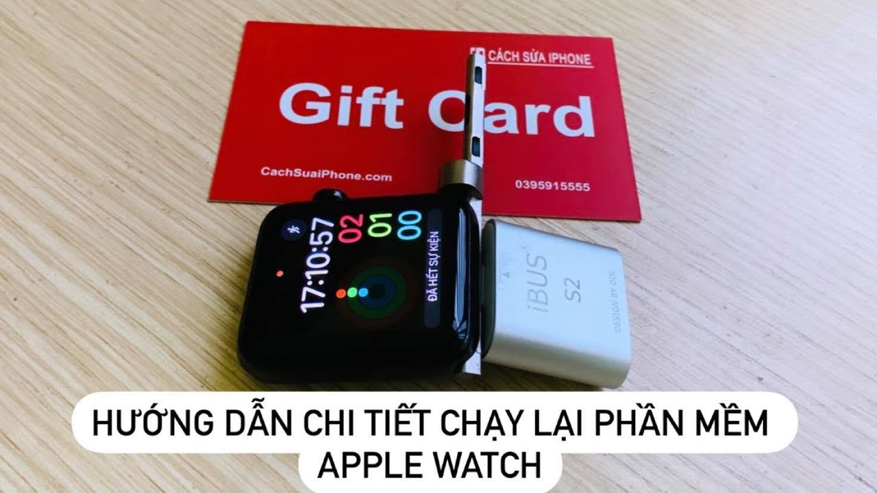 Chạy Lại Phần Mềm Sửa Apple Watch HƯỚNG DẪN CHI TIẾT