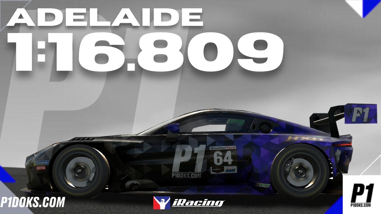 1:16.809 - AstonGT3 - Adeleide - GT Sprint Series -│P1DOKS.COM 26S1 WEEK 3