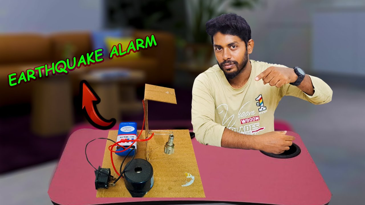 Make Earthquake Alarm Working Model in Tamil | இது வேற Level | @Experimentstamil