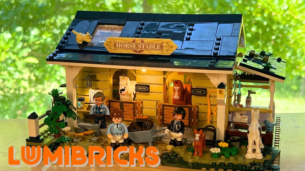 Lumibricks Horse Stable Speed Build