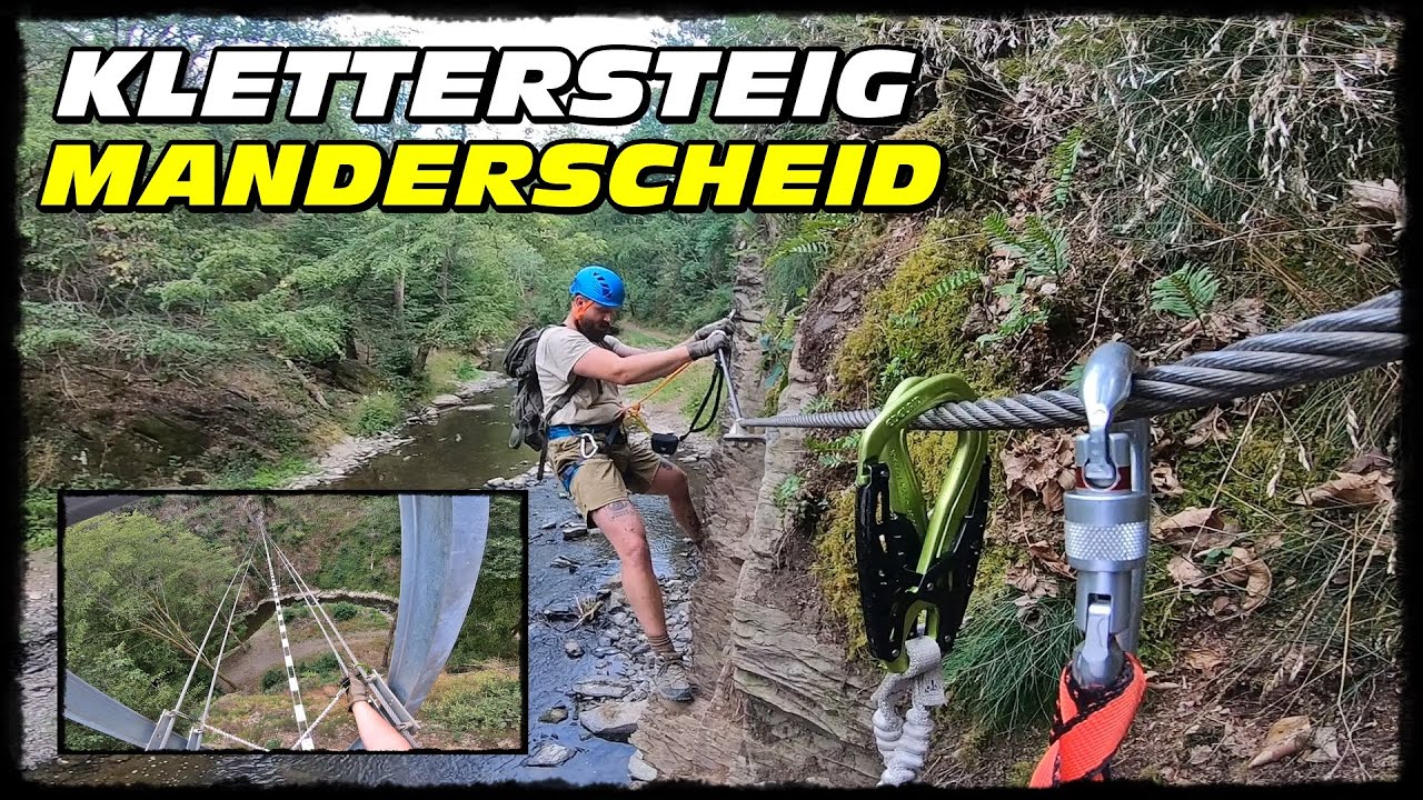 Bester Klettersteig Nördlich Der Alpen! - Burgen Klettersteig Manderscheid - Etappe 3 (D)