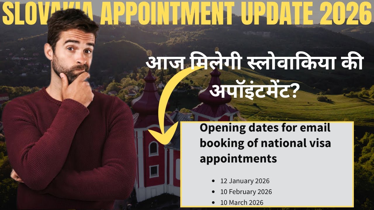 Slovakia Work Permit Appointment | Slovakia Work Visa Appointment | Slovakia Appointment Update 2026