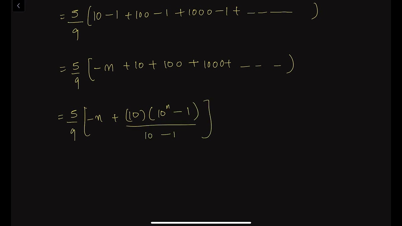 NCERT MATHS CLASS 11 || Chapter 8 Sequences and Series || Miscellaneous Ex. || Q11 Solution