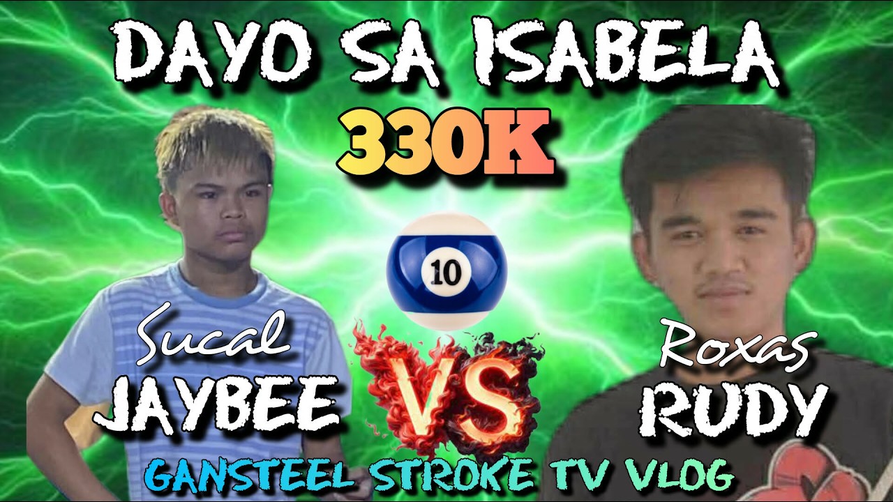JAYBEE SUCAL VS. RUDY ROXAS 10 BALLS PAREHAS 330K
