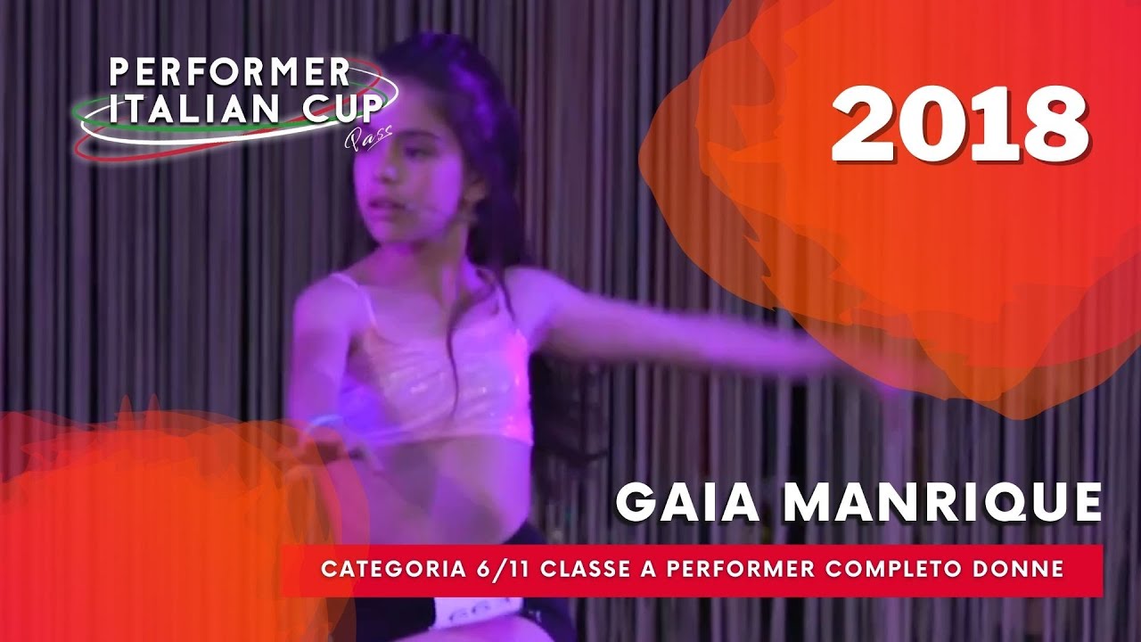 Gaia Manrique - CATEGORIA 6/11 CLASSE A PERFORMER COMPLETO DONNE