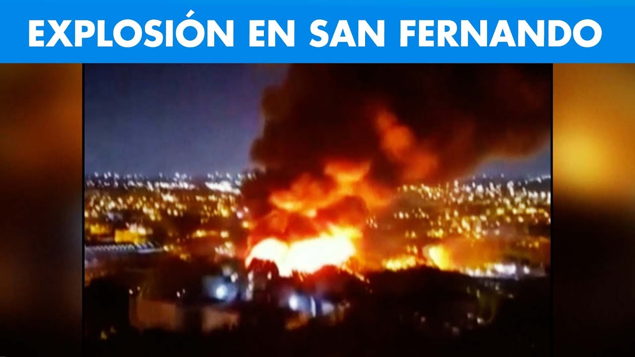 Explosión, fuego y pánico: se incendió una planta industrial en San Fernando