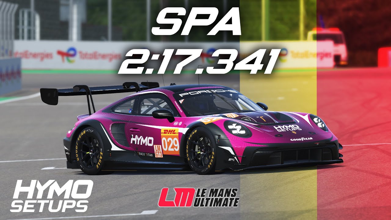LMU Hotlap | Porsche 992 LMGT3R @ Spa | V1.2.1 | Le Mans Ultimate