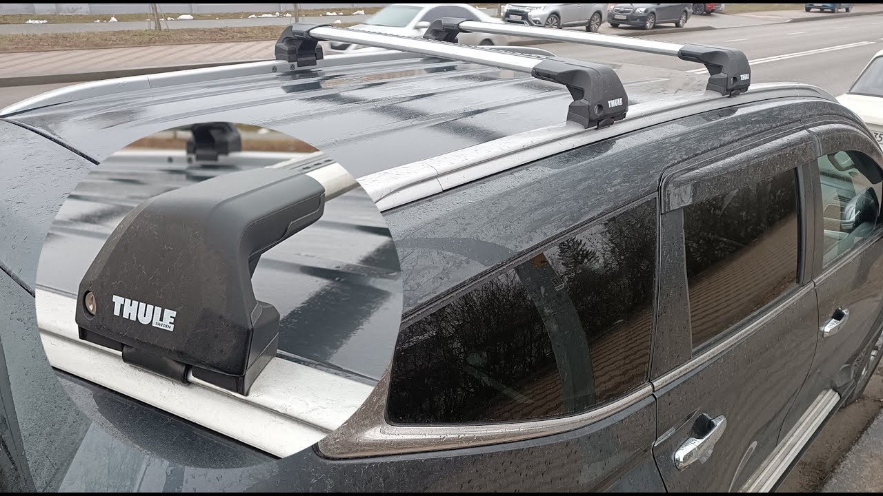 Como Instalar barras porta equipaje THULE MITSUBISHI Pajero Sport / Montero Sport / Challenger