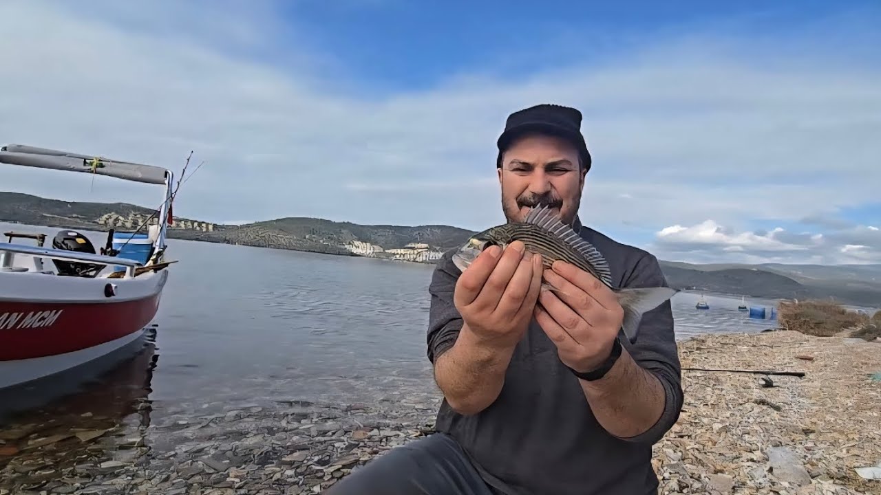 DENİZ DE  ÜÇÜNCÜ GÜN !! BALIK AVI , YAKALA PİŞİR , TAVA DA BALIK !!