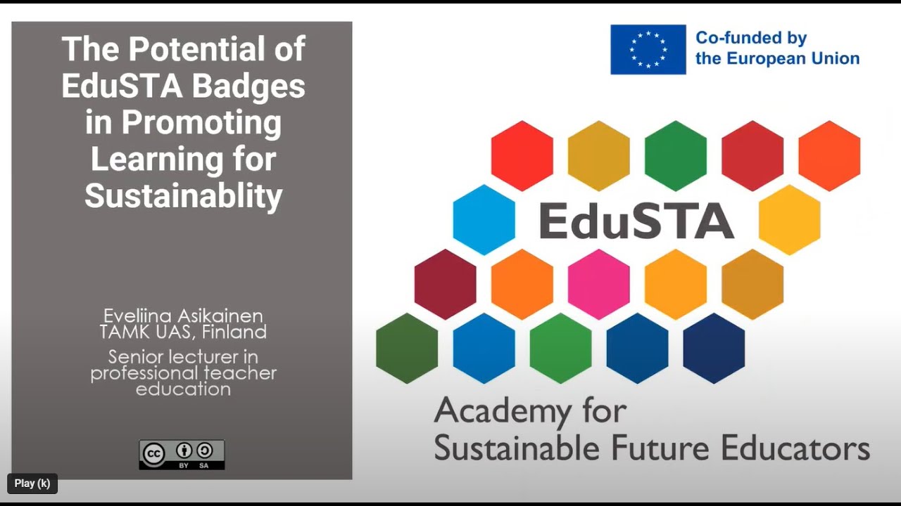 Academy for Sustainable Future Educators (EduSTA) Webinar 23 November, 2023