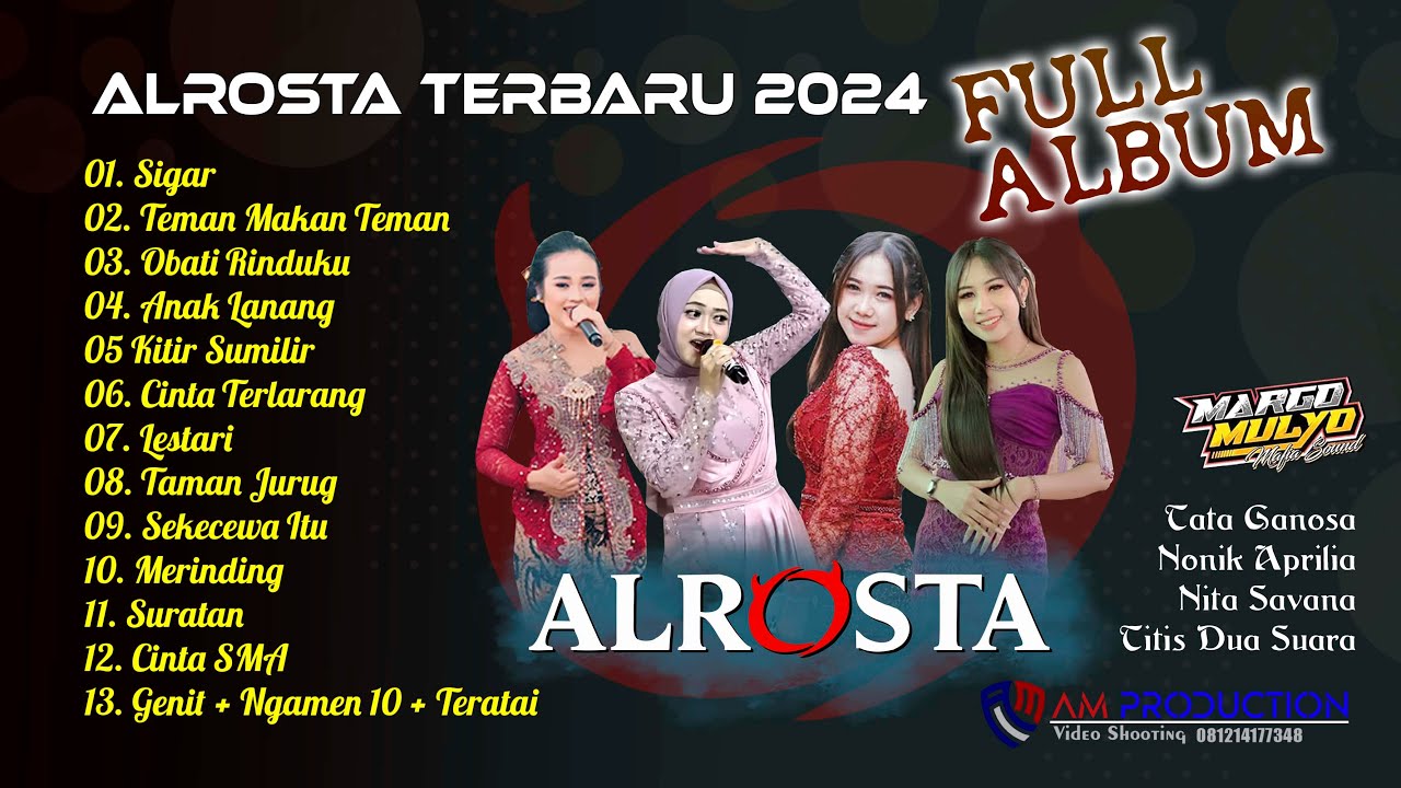 ALROSTA Full Album Terbaru 2024 - Sigar - TMT - Cinta Terlarang - Suratan - lestari