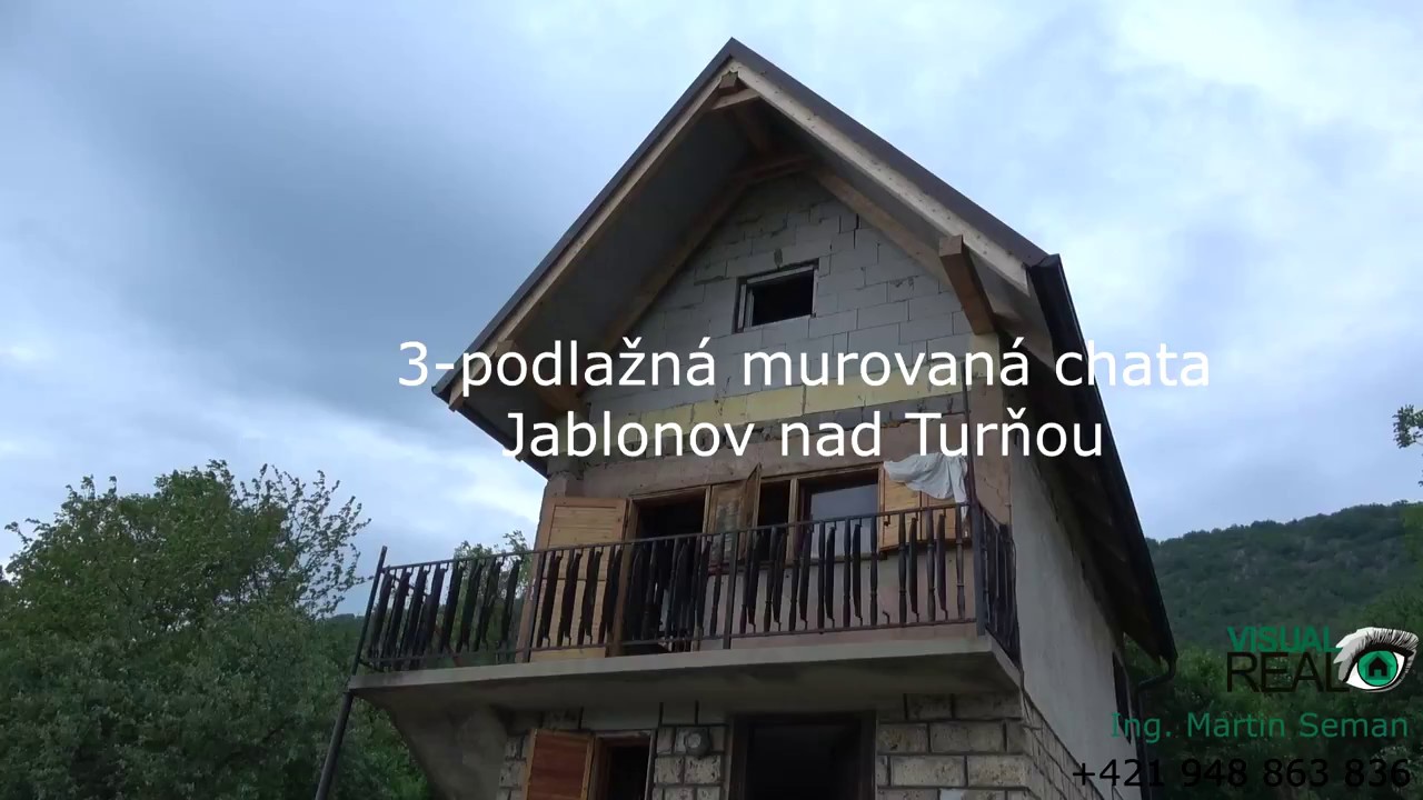 PREDANÉ -  3-podlažná murovaná chata, Jablonov nad Turňou