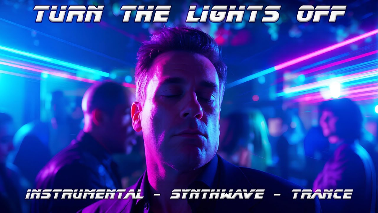 Kato Feat. Jon - Turn The Lights Off – Instrumental Synthwave Trance Cover (Karaoke Backing Track)