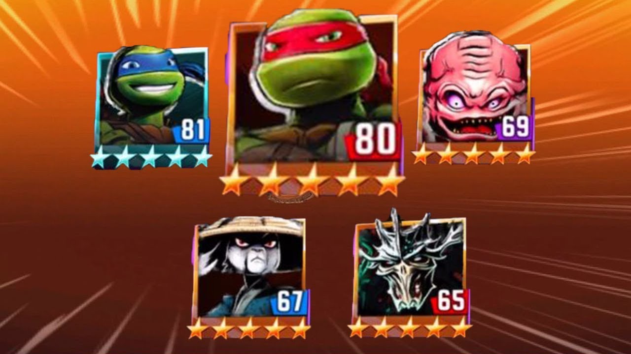 TMNT Legends PVP 924 - LEONARDO | RALPH | USAGI YOJIMBO | SUPER SHREDDER | KRANG