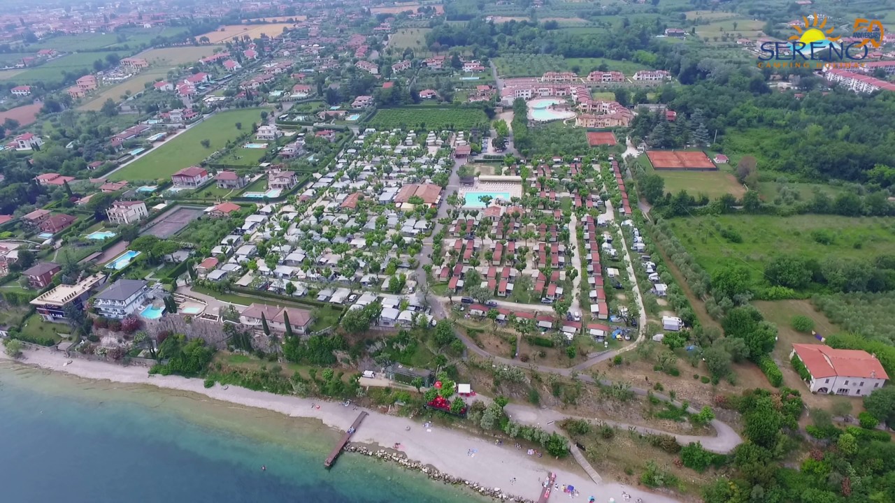 Circle the campsite Sereno Camping Holiday 2017