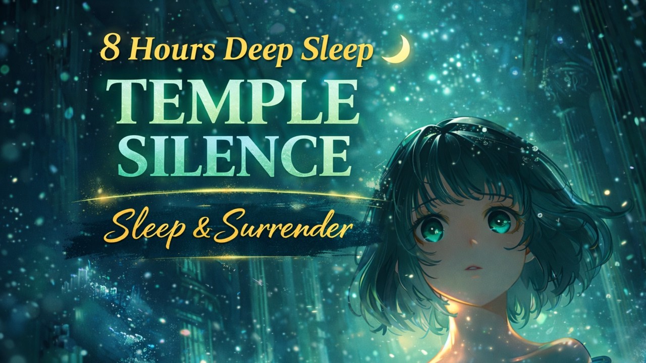 8 Hours 432Hz Deep Sleep  Fall Asleep Fast & Stay Asleep | TEMPLE SILENCE