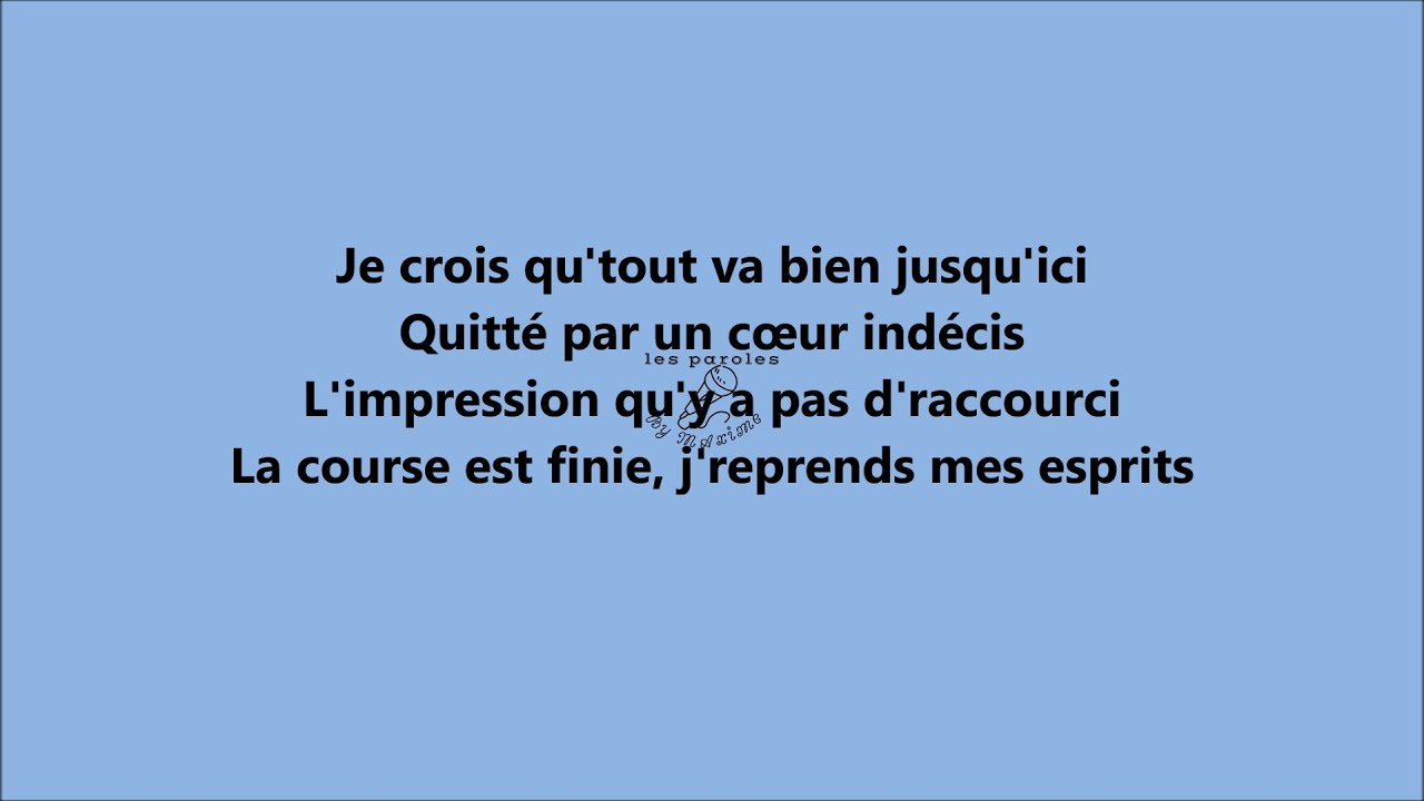 GIMS - JUSQU'ICI TOUT VA BIEN(paroles)