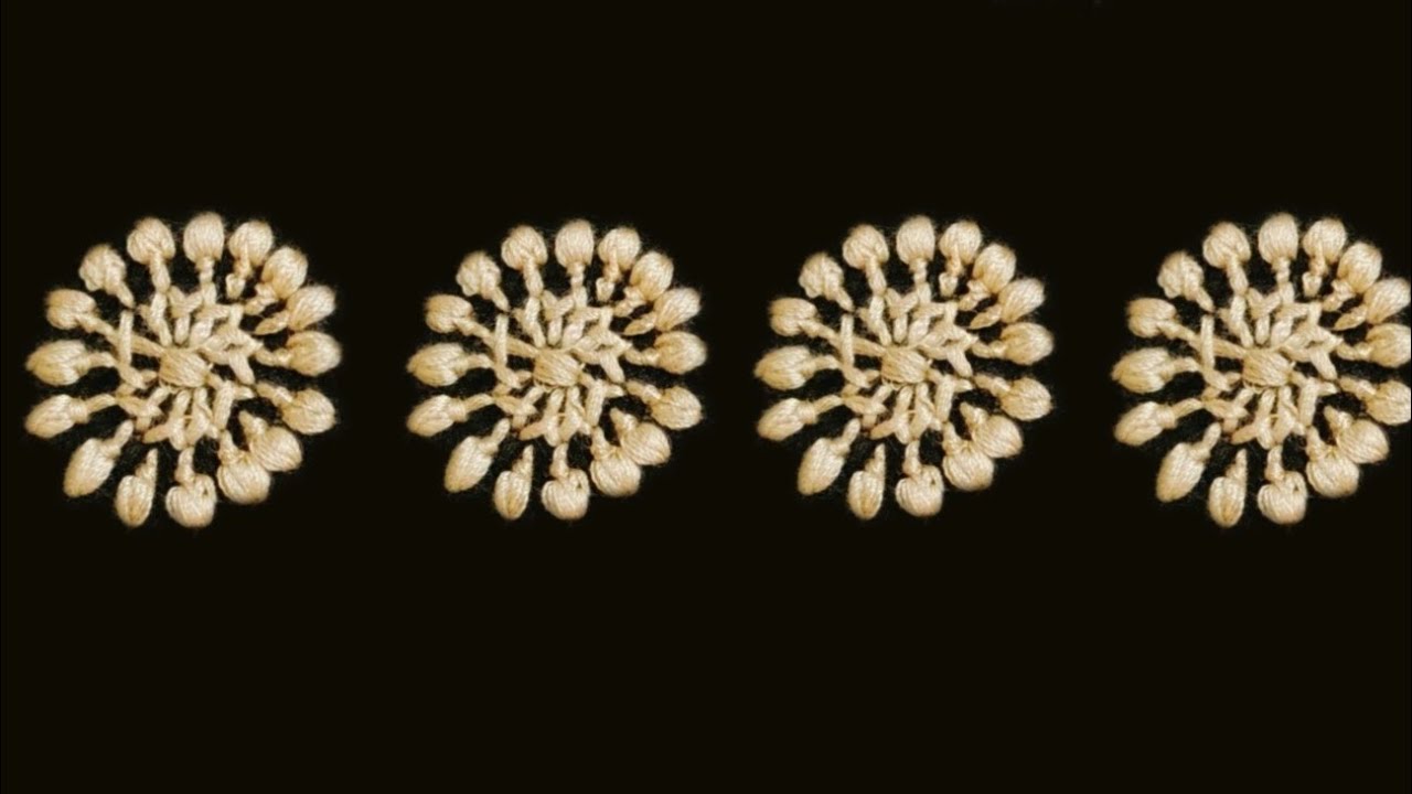 Chikankari Hand Embroidery Tutorial For Beginners, Lucknowi Chikan, Keel Kangan and Phanda stitches