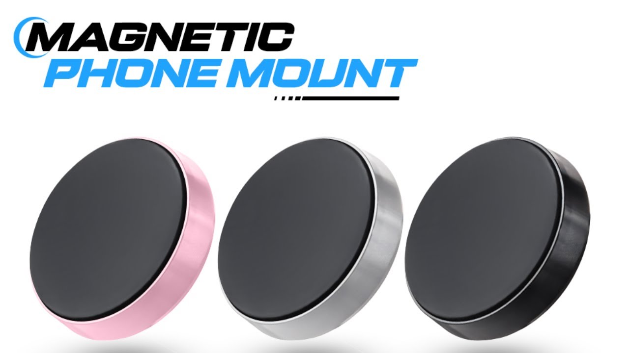 Magnetic Phone Mount for Car - Magnetic Car Phone Holder - Review and Installation (3 Color Options)