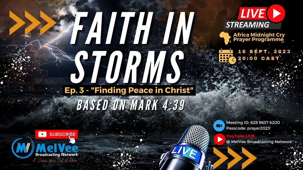 🔴 {{ LIVE }}  The Africa Midnight Cry Prayer Program  - Finding Peace In Christ - 16 SEPT 2023