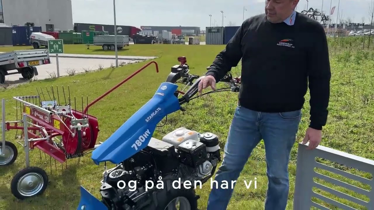 BCS tohjulede traktor til pleje af biodiversitet🌷🌱🍀🌾