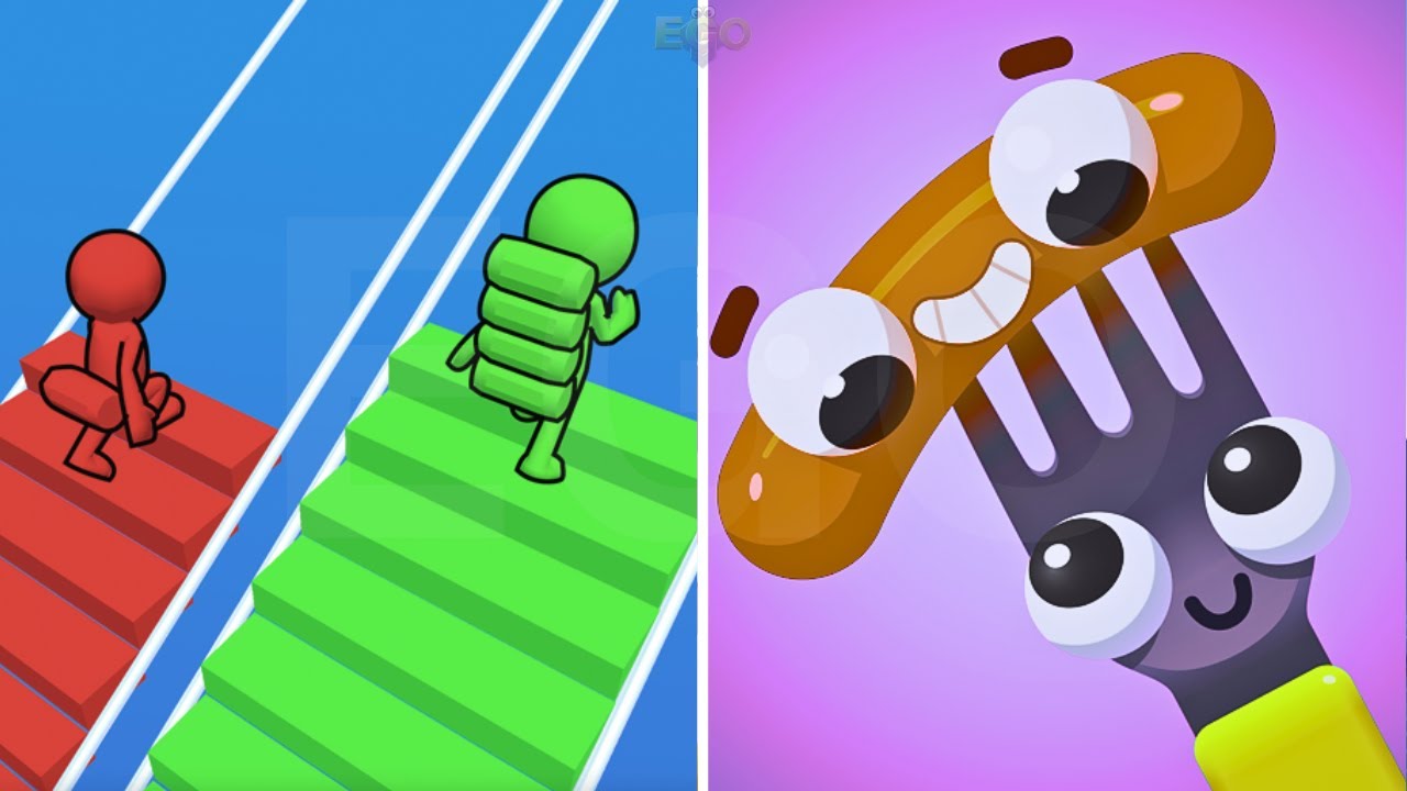 Bridge Race Vs. Fork N Sausage | Epic Gamer’s Odyssey | Max Gameplay Walkthrough #0669