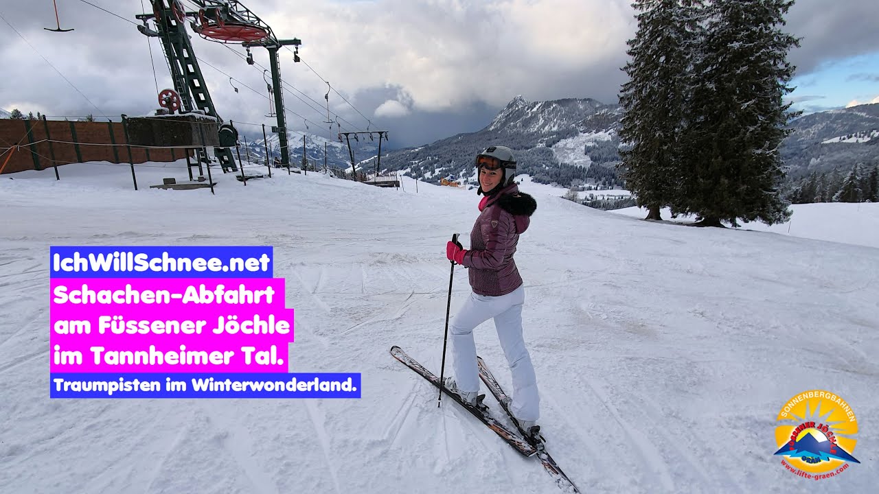 Traumpisten im Winterwonderland mit Lena: Schachen-Abfahrt in Grän (AUT).