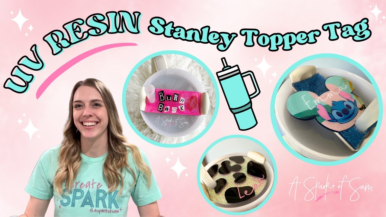 UV Resin & Acrylic Blank | Stanley Tumbler Topper Tag