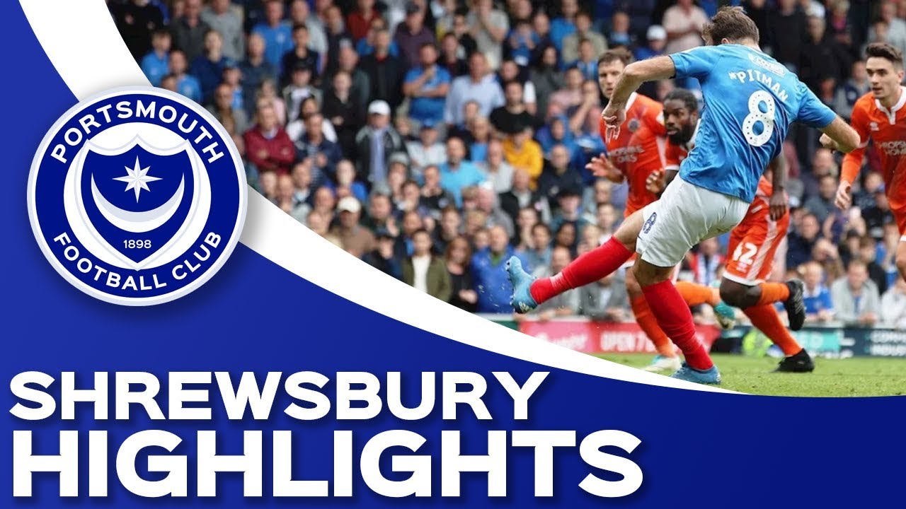 Highlights: Portsmouth 1-1 Shrewsbury Town