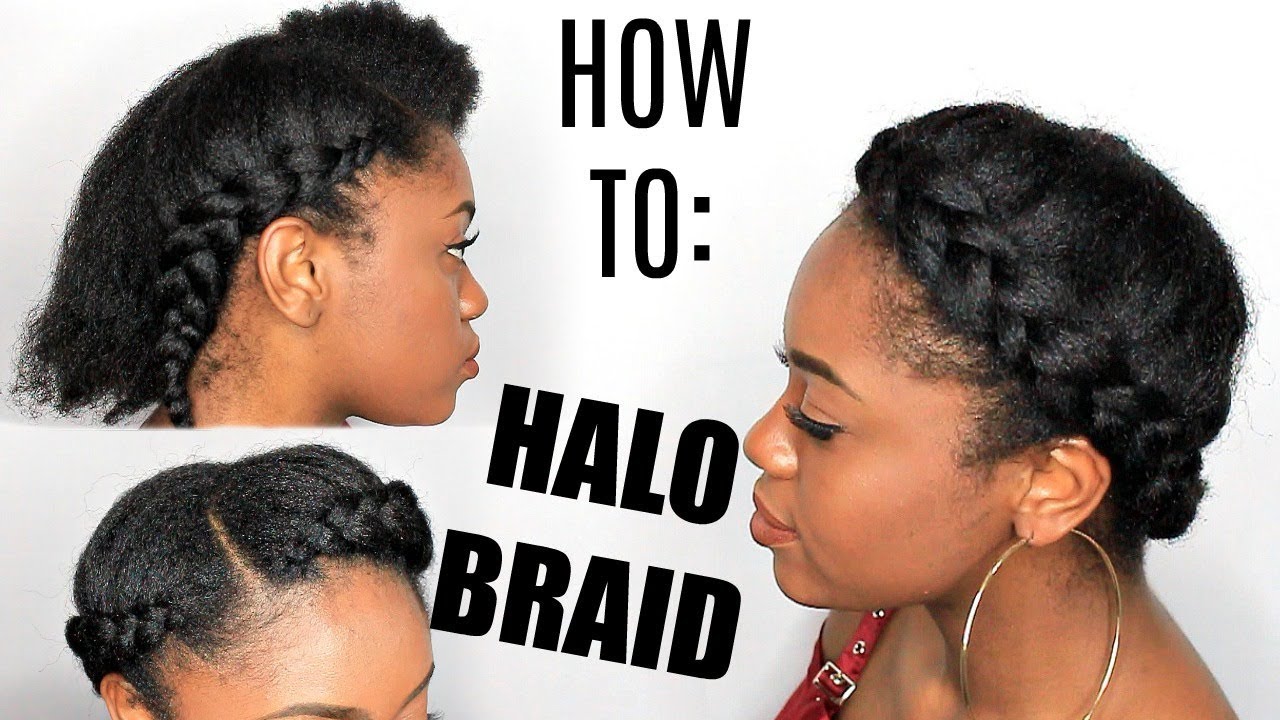 HOW TO: HALO Braid on STRETCHED NATURAL HAIR