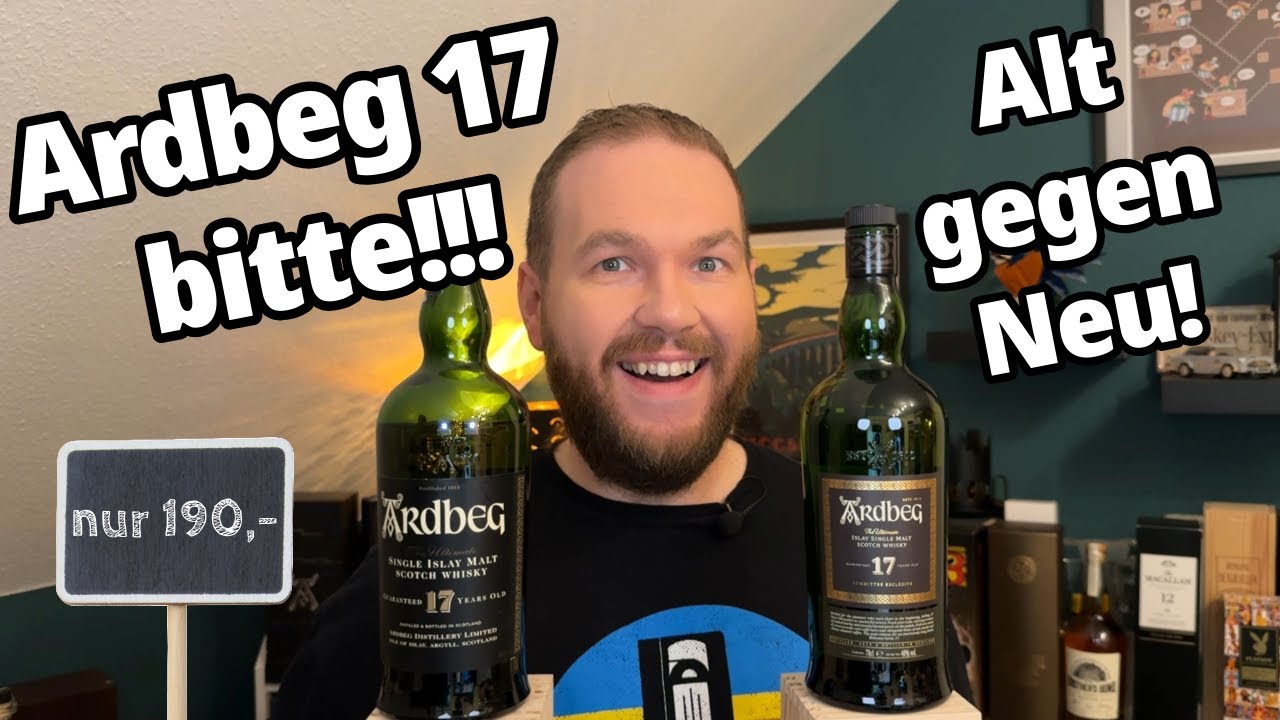 Ardbeg 17 Jahre Committee Release 2024 mit 40% - Alt gegen Neu Vergleich - Review | Friendly Mr. Z