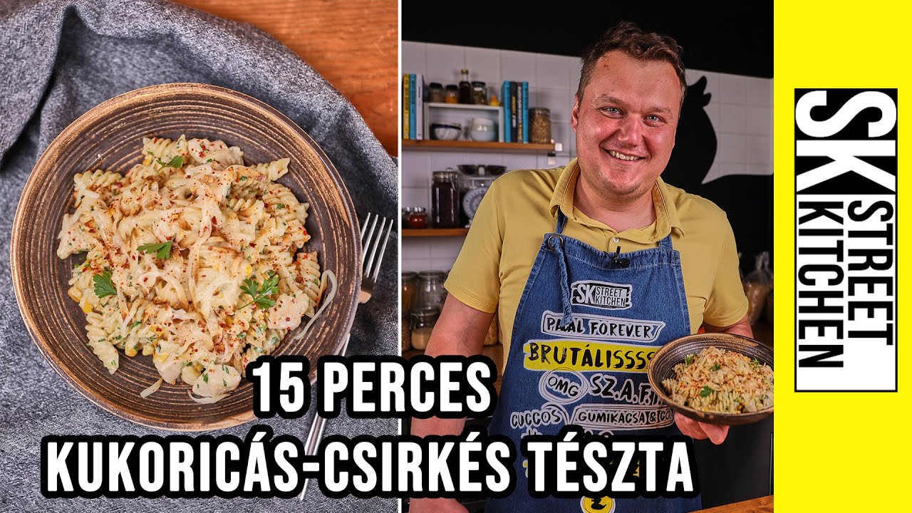 15 PERCES kukoricás-CSIRKÉS tészta 🌽⏱️