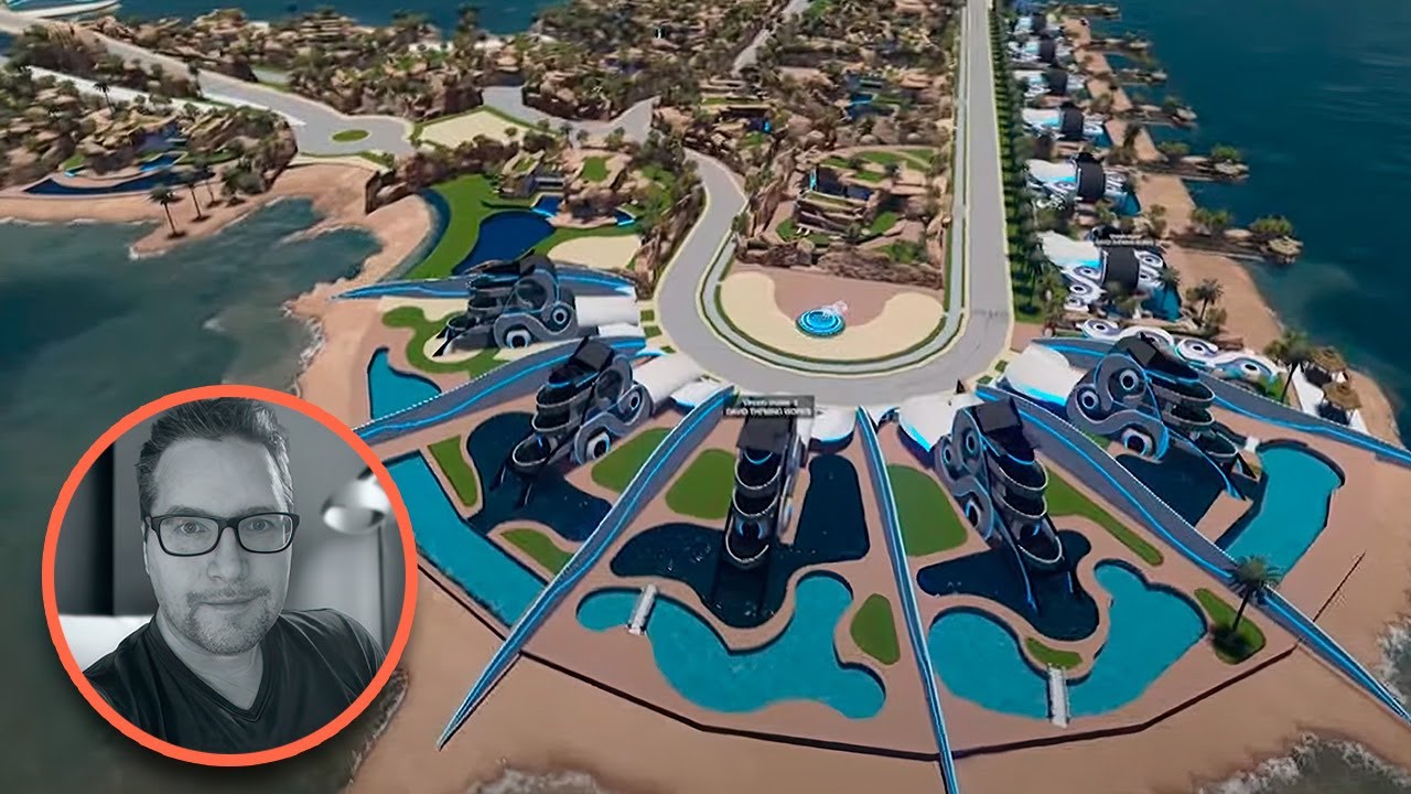 Artificial Futuristic Island Project  Design Concept - Vincero