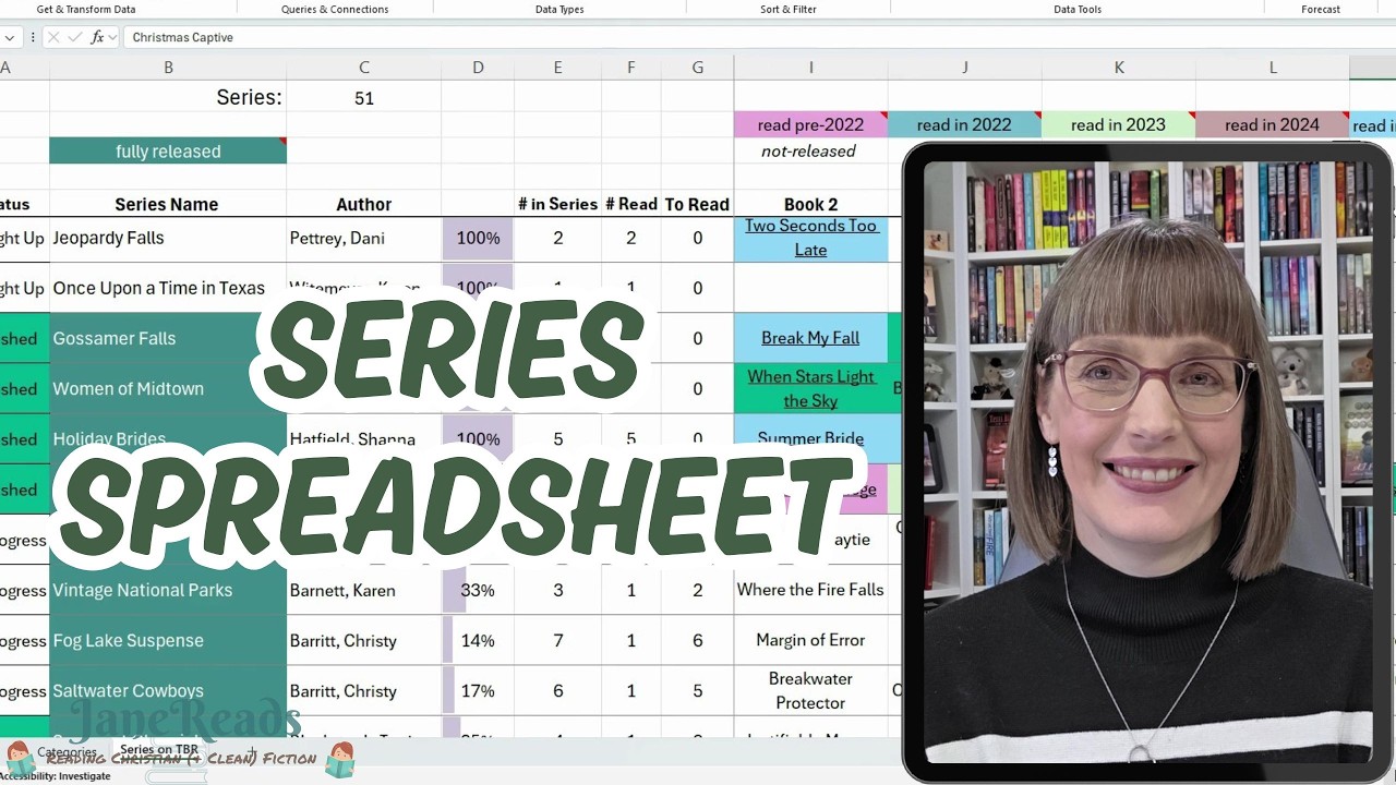 My Series Spreadsheet – How Many Series Am I Reading?