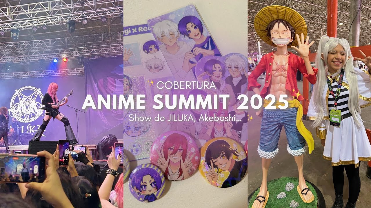 Vlog Anime Summit 2025✨| Show do Jiluka + Comprinhas Artist's Alley !!