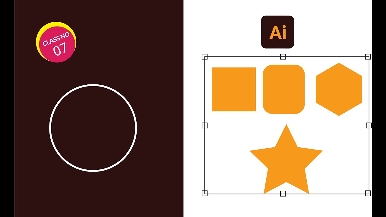 Rectangle Tool & Sub Tools Explained | Illustrator Bangla Tutorial
