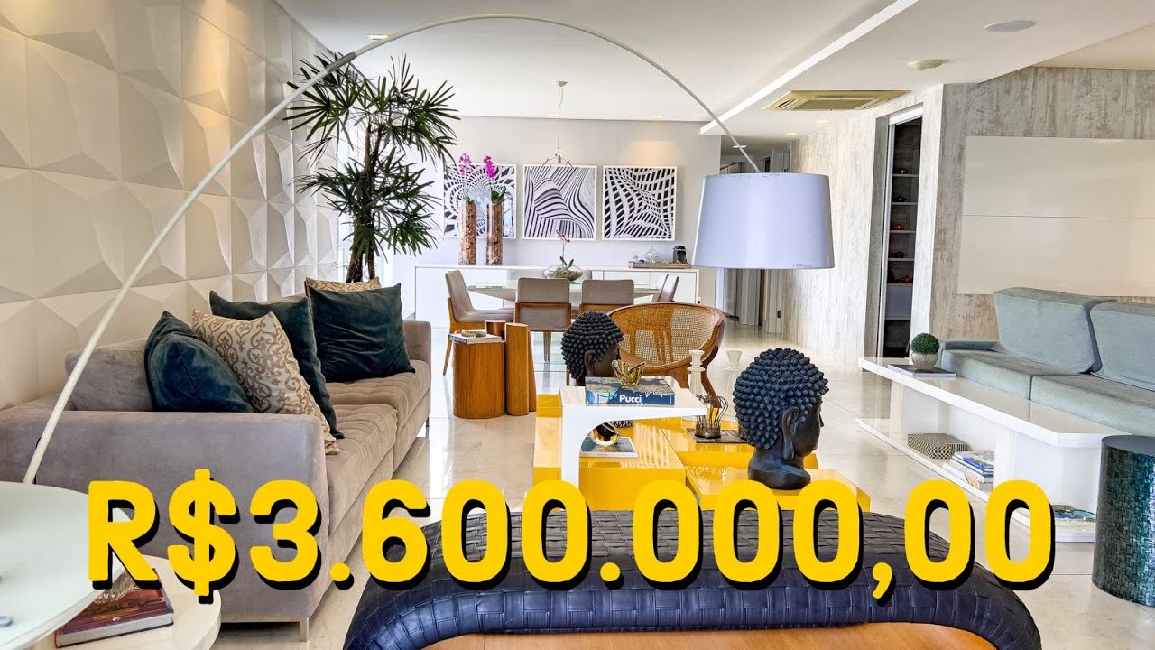 APARTAMENTO COM 265M2 FRENTE MAR EM MACEIÓ