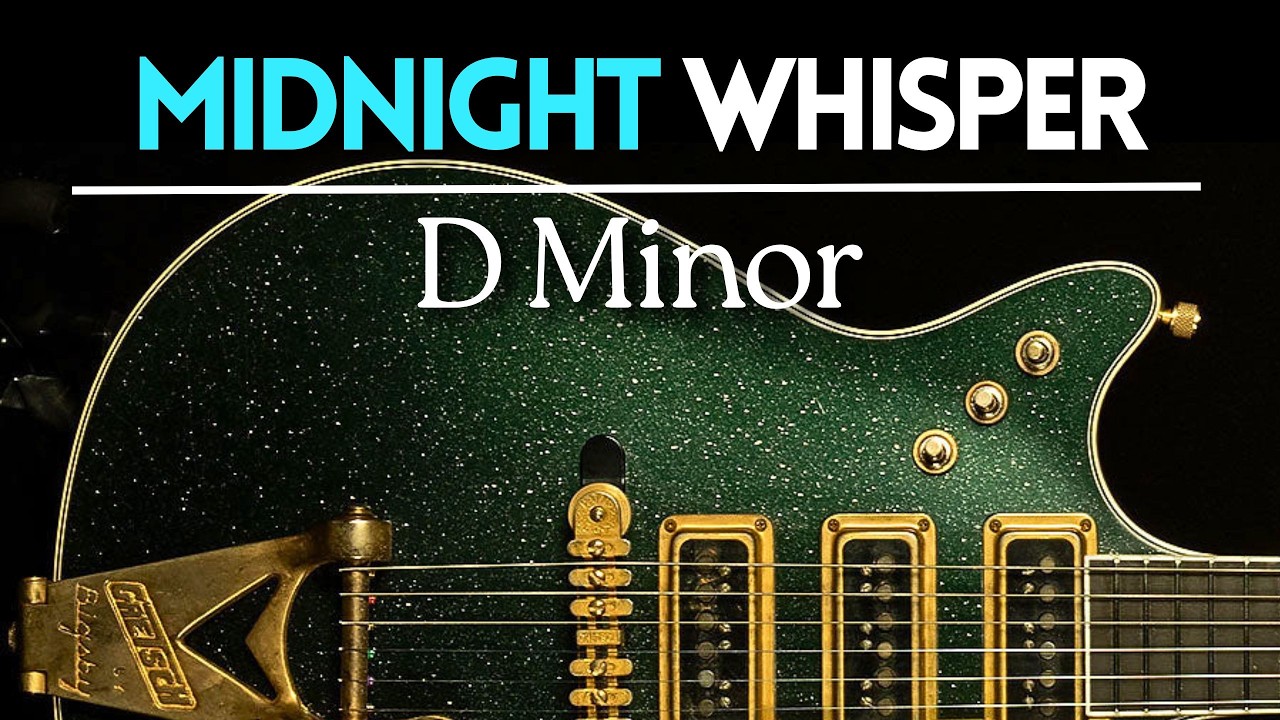 Midnight Whisper Soulful Blues Guitar Backing Track Jam in D Minor