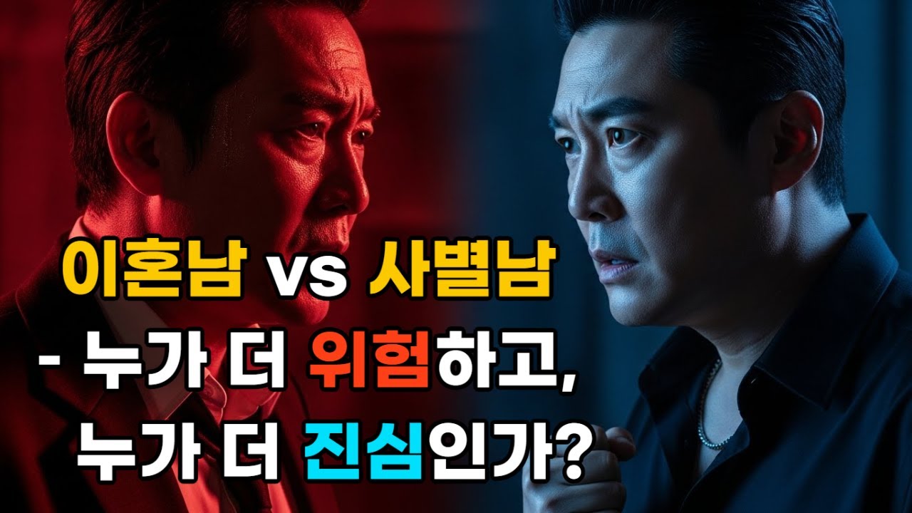 &ldquo;🔥 이혼남 vs 사별남 &ndash; 누가 더 위험하고, 누가 더 진심인가?&rdquo;